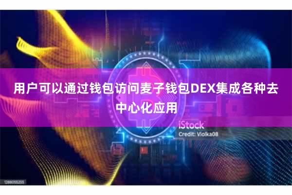 用户可以通过钱包访问麦子钱包DEX集成各种去中心化应用